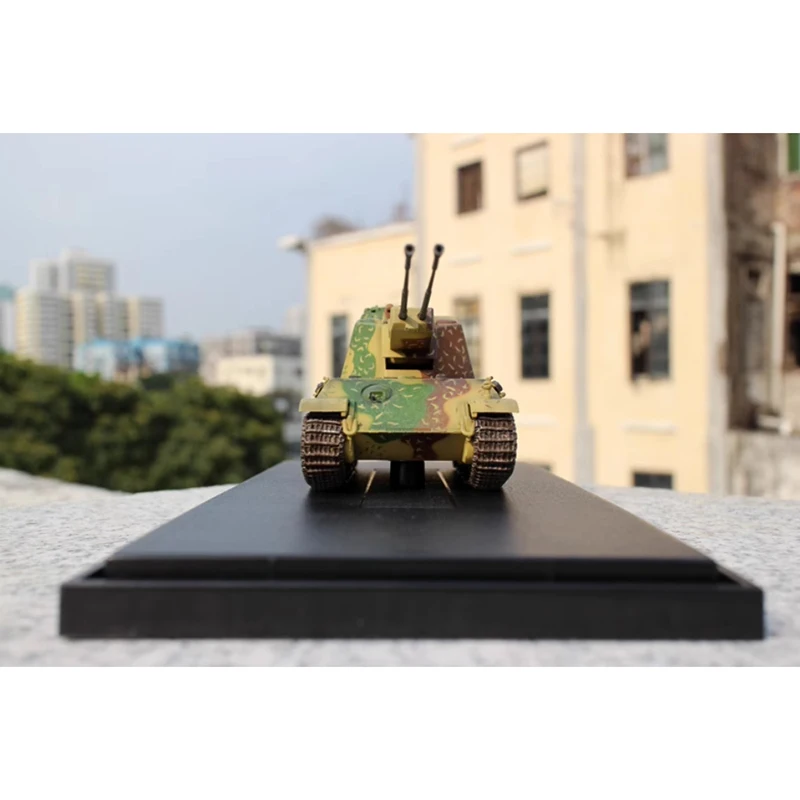 Dragon Diecast 1:72 Leopard Tank Western Front 1945 Plastic Simulation Tank Model Collection Decoration Gift Toys Static Display