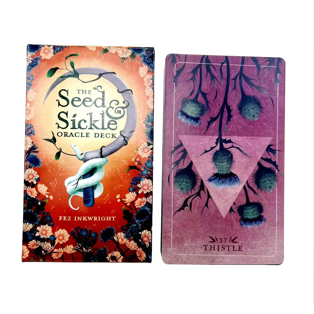 The Seed Sickle Oracle Deck Tarocchi Carta Profezia Divinazione Mazzo Festa in famiglia Gioco da tavolo Fortune Telling