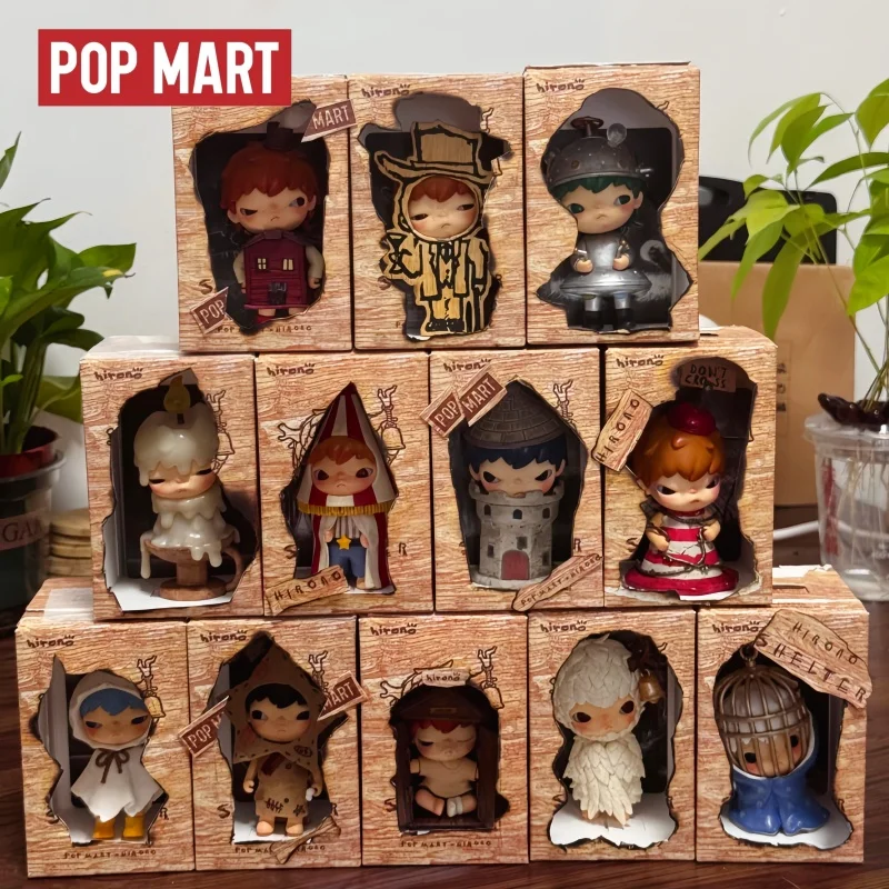 

Genuine New Hot Popmart Hirono Shelter Series Ono Sixth Generation Surprise Blind Box Figurines Ornaments Collection Gifts