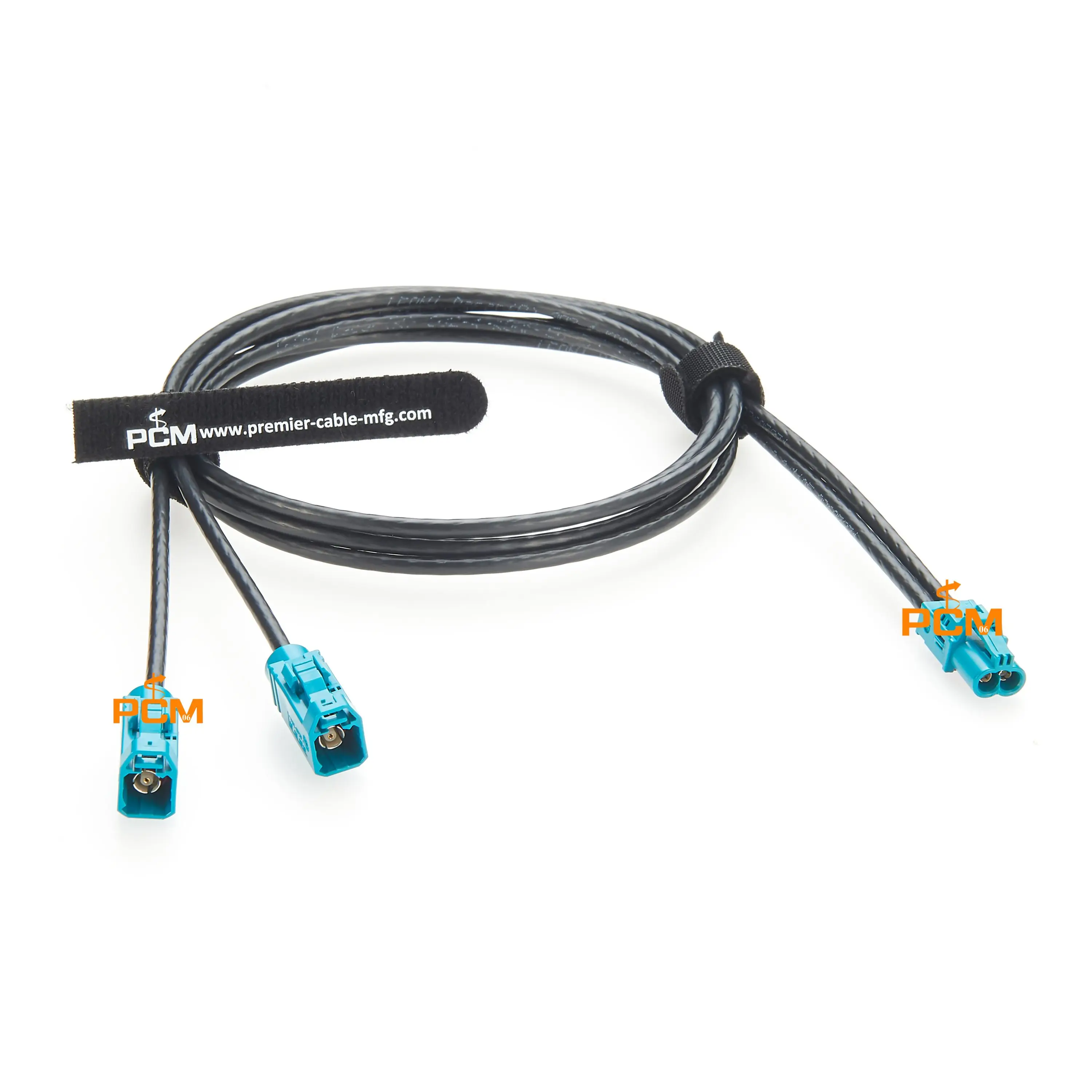 Original Rosenberger AMK12B-1M4Z5-Z 2 in 1 Dual Mini FAKRA Female to 2 FAKRA Female 59Z113-000-Z RF Coaxial Cable for Car Camera