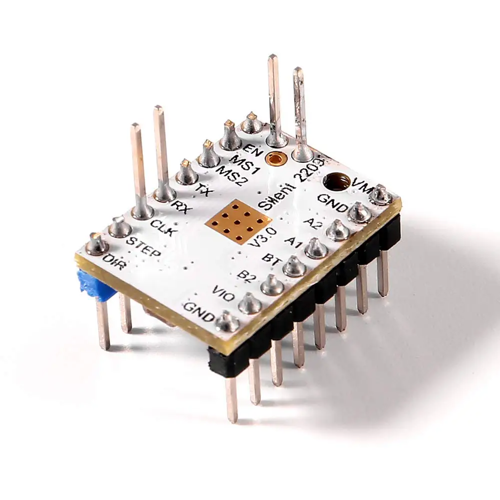 Imagem -05 - Driver de Motor Deslizante para Impressora 3d com Dissipador de Calor Microsteps Atual 2.8a Pico para Reprap Ramps1.4 Mks Gen Peças Tmc2209 V3.0