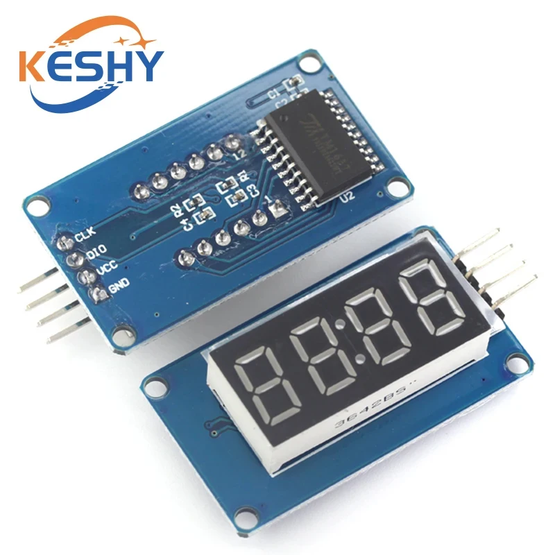 4 Bits Digital Tube LED Display Module Four Serial for Arduino 595 Driver