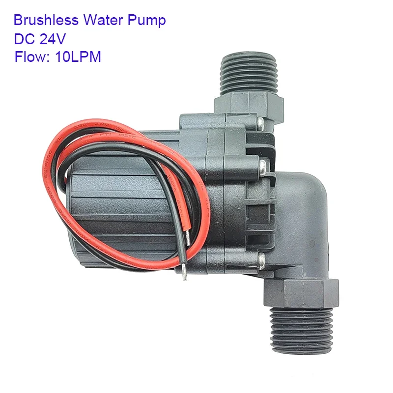 

13W DC24V Mini Low Noise Brushless Motor 10LPM Large Flow Brushless Water Pump Heater Pressurized Circulating Water Pump