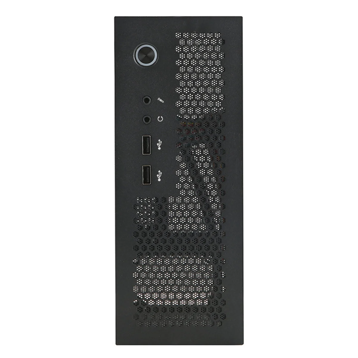Vendita calda A09 Custodia per computer HTPC Mini ITX Gaming PC Chassis Desktop Chassis USB 2.0 Custodia per computer Custodia per computer di casa Nero