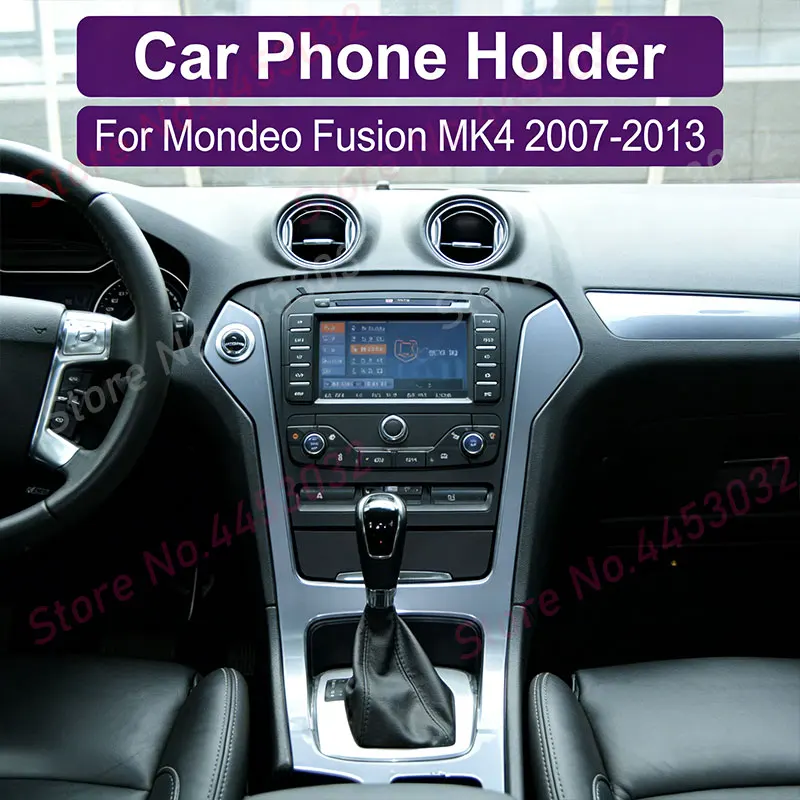 

Gravity Support For Ford Mondeo Fusion MK4 2007-2013 Car Phone Holder Stand Mounts Horizontal GPS Bracket With Base Accessories