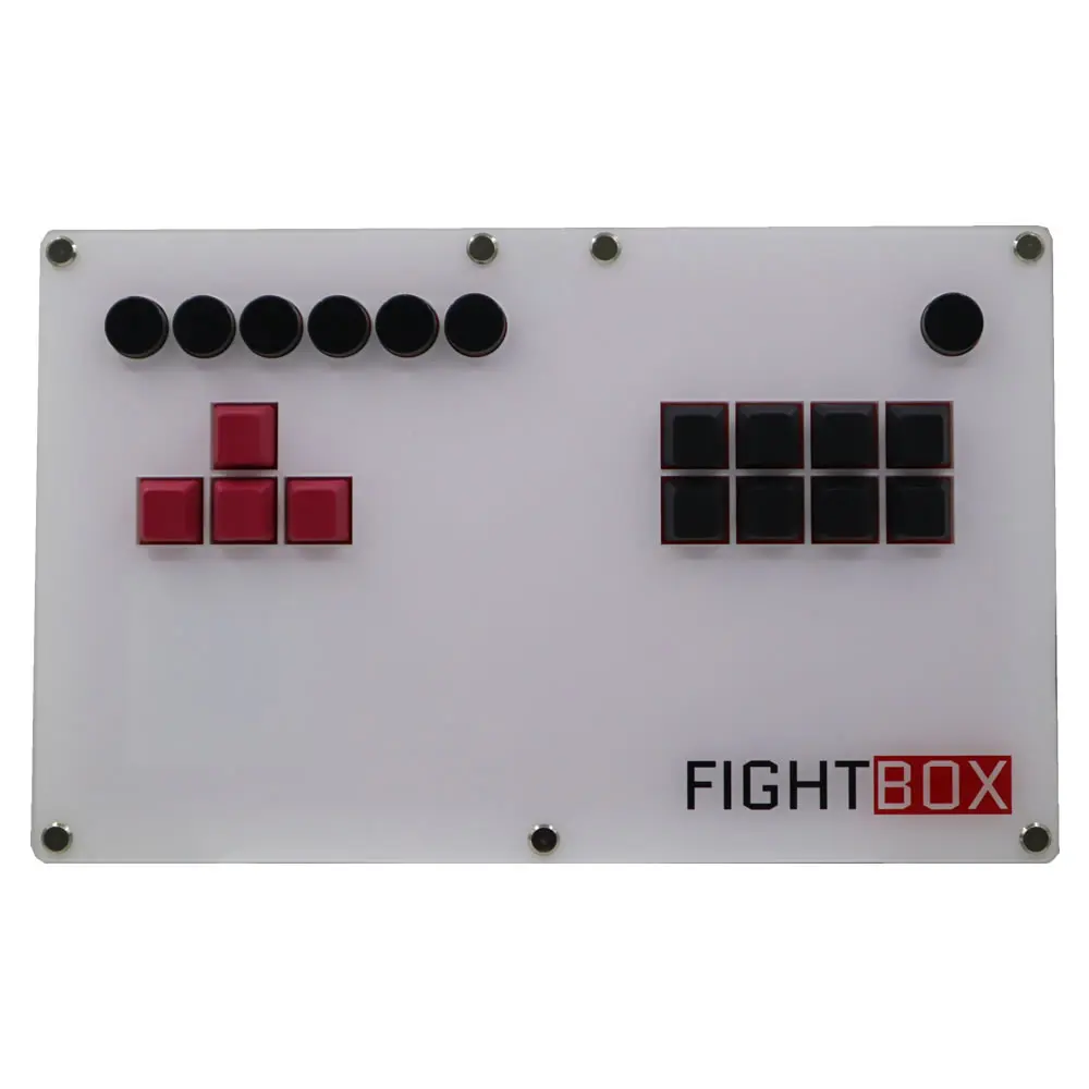 B5 Ultra-Dünne Tastatur Mixbox Stil Hitbox Arcade Joystick Fightbox Stick Kampf Spiel Controller Für PC Hot-Swap kirsche MX