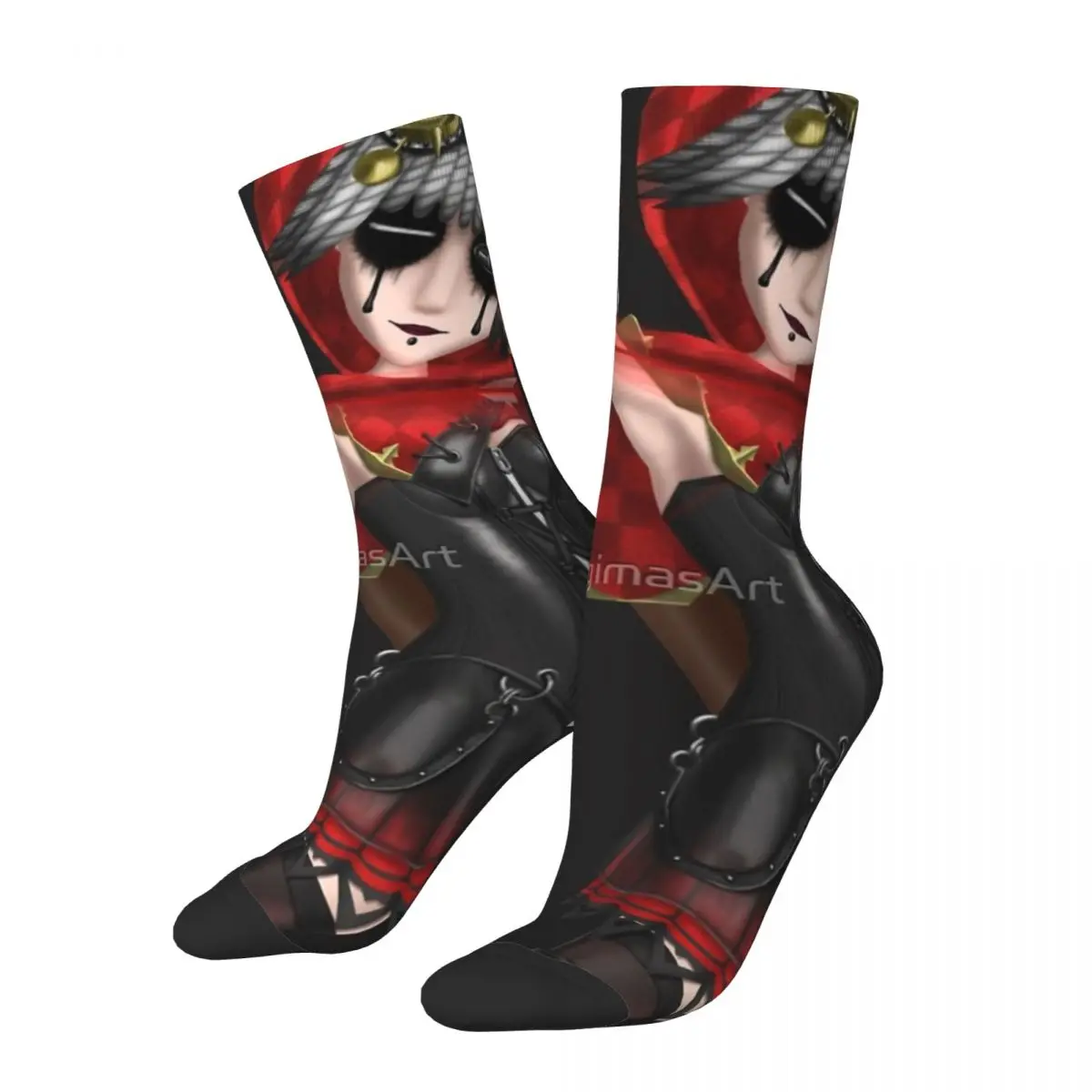 Funny Crazy Compression Sock for Men Give Me Your Love Hip Hop Vintage Identity-John Paul Cusack Pattern Printed Boys Crew Sock