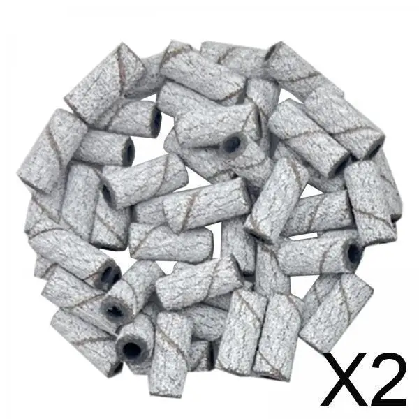 

Electric Nail Sanding Bands Set Durable Sandpaper Nail Polishers Bits for Nail Drill Machine Accessories