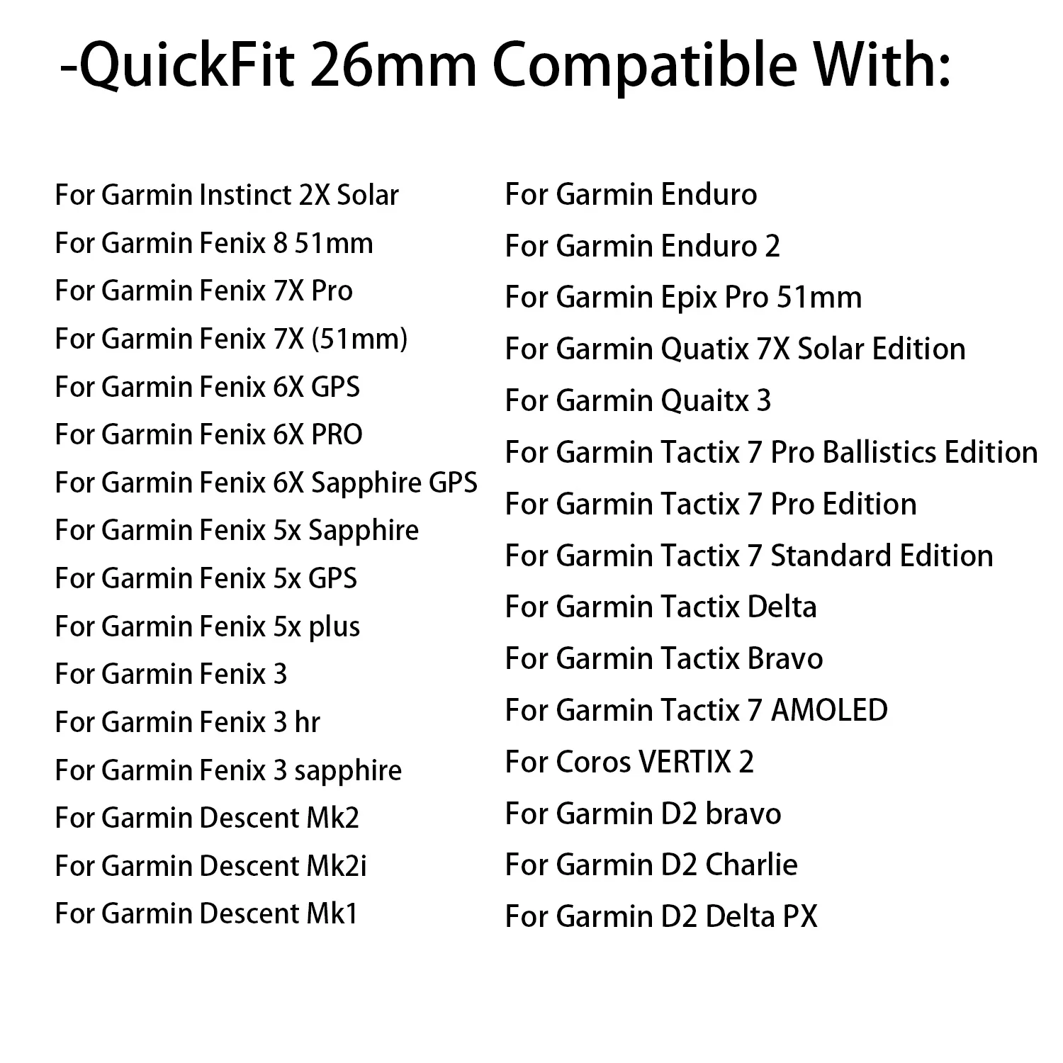 1:1 Fenix8 Uhrenarmband für Garmin Fenix 8 47 mm 51 mm E 7 7X 6 6X 5 5X/Epix Pro/Enduro 3 QuickFit 22 mm 26 mm Silikonarmband – Detail 1