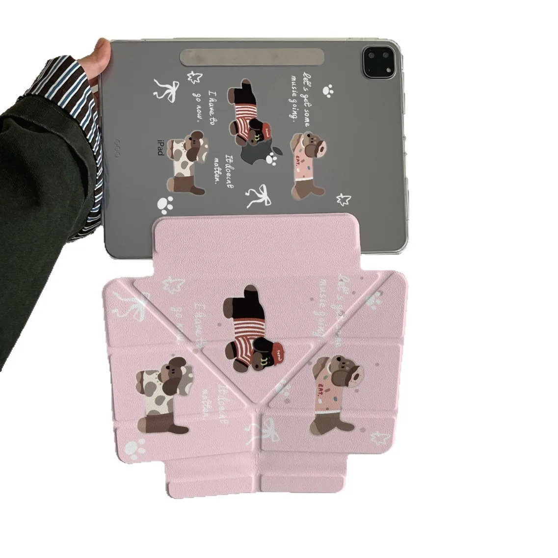 

Съемный чехол для планшета Puppy Pen Slot с магнитной пряжкой для iPad Mini6 9,7 10,2 10,5 10,9 11 12,9 13 дюймов Pro Air 2024 2025 Cover