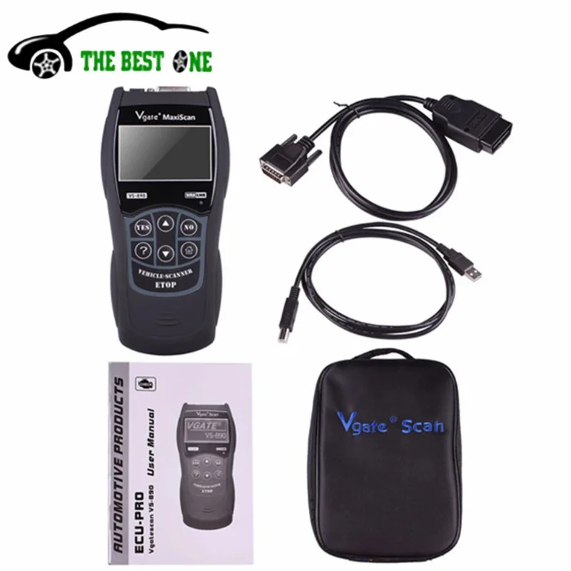 2022 Newest Vgate VS890 OBD2 Diagnostic Scanner Vgate SCAN Tool VS 890 CAN-BUS Multi-Languages Car Code Reader Free Shipping