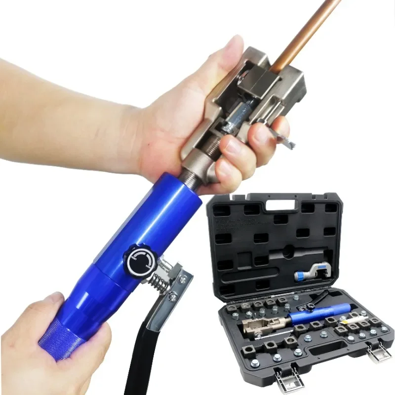 UNIVERSAL HYDRAULIC FLARING TOOL SET FOR IG-72485  WITH GM TRANSMISSION COOLING LINE DIES AND ADAPTERS FOR BRAKE LINE