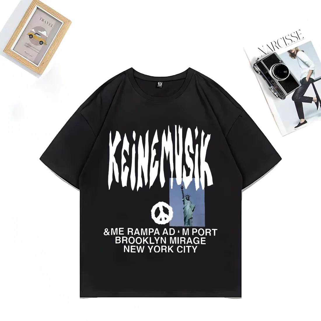 

Keinemusik X Pacha Hot vintage T Shirt Men women Oversized Fashion T shirts Classic Summer Cotton short sleeve Unisex Tee shirt