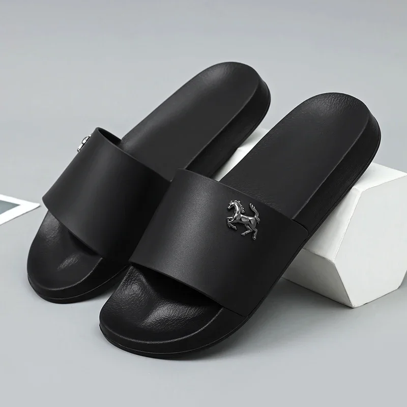 صنادل رجالية شباشب ناعمة ومريحة مانعة للانزلاق سريعة الجفاف ومنصة إيفا خفيفة الوزن للاستخدام الداخلي والخارجي أحذية الشاطئ