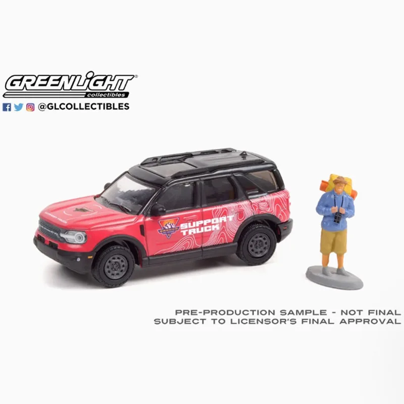 

Greenlight литой под давлением масштаб 1:64 2021, Ford Bronco SUV, имитация сплава, модель автомобиля, коллекция, игрушка в подарок