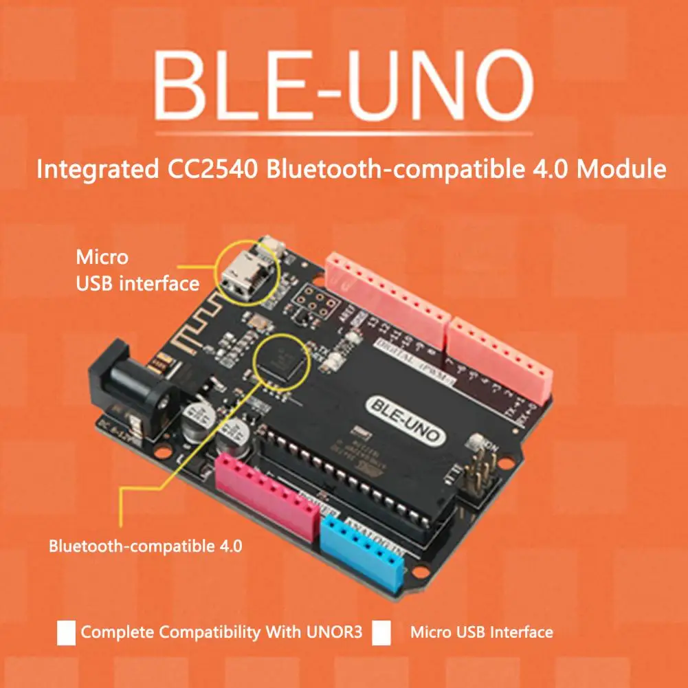 Development Board Met Micro Usb Stevige Structuur Vervangen Deel BLE-UNO R3 Development Board Maker Moederbord