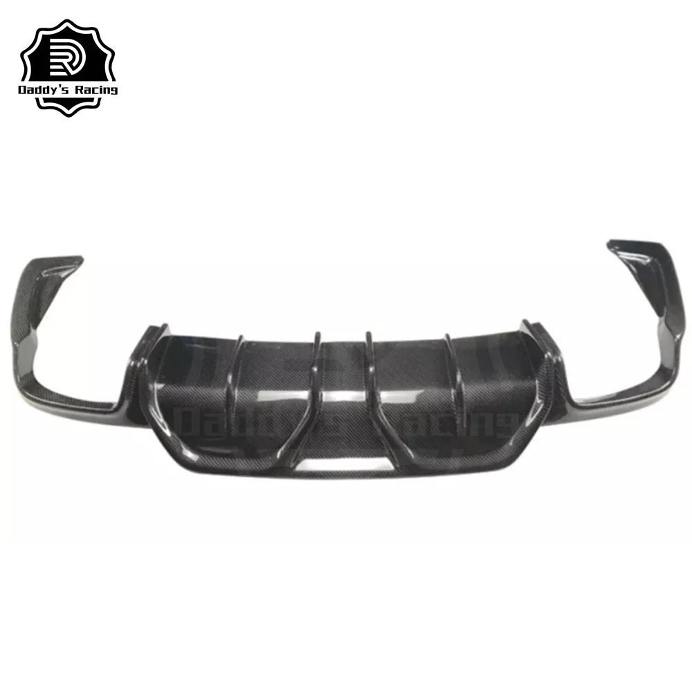 

Dry Carbon Fiber Rear Bumper Diffuser Lip Fit For Maserati Ghibli 2015-2017 Car Tuning High Quality