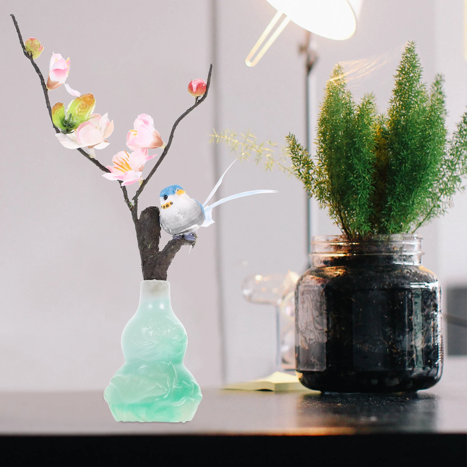 

1pc Sushi Plate Decorations Hotel Cold Dish Embellishment Artificial Plants Serving Plate Ornament Elegant Dish Decor For