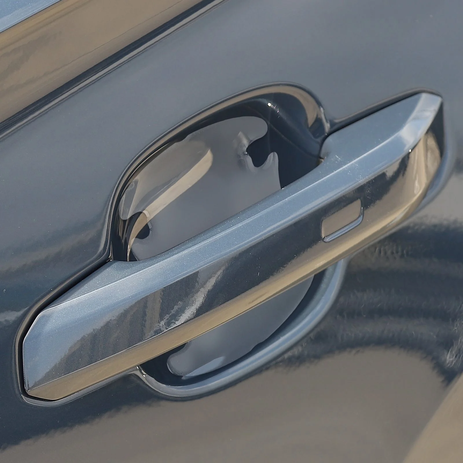 

4Pcs Clear Car Door Handle Protector Scratch Resistant PVC Film for Door Cup Protection Universal Auto Exterior Accessories