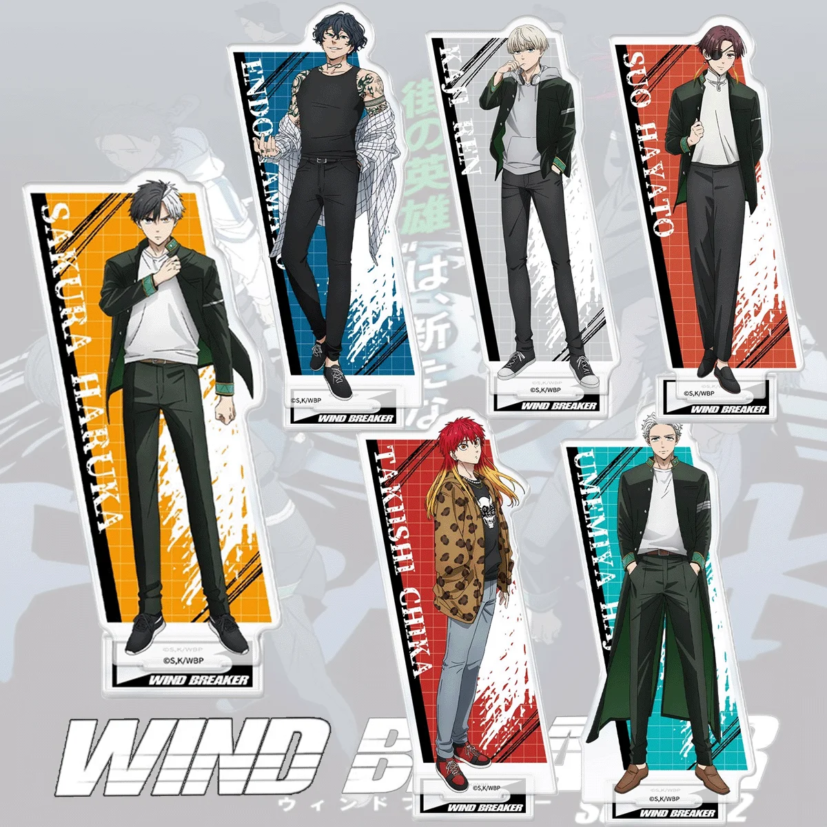 Wind Breaker Latest Anime 15cm Acrylic Stand keychain Kyotaro Sugishita Clear Figure Desktop Decoration Collectible Gift