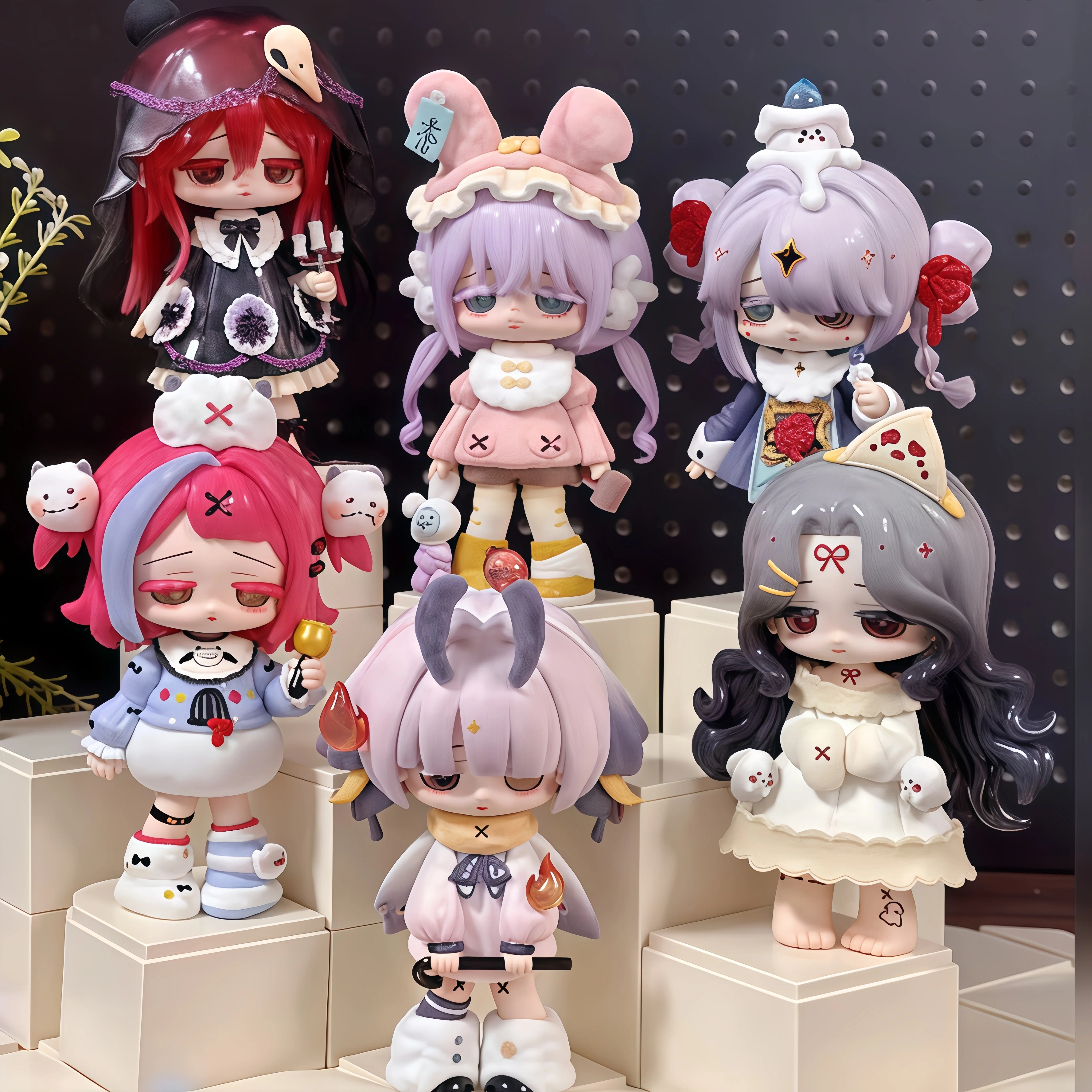 

Authentic Missy Sweet Mourning Loli 2nd Generation Crow Paradise Series Blind Box Trendy Play Ornament Handmade Girl Cute Gift