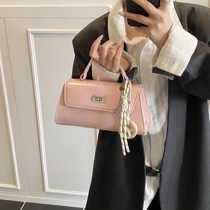 

Шикарная женская кожаная сумка-мессенджер через плечо, сумка через плечо от известного дизайнера для элегантного классического женского использования