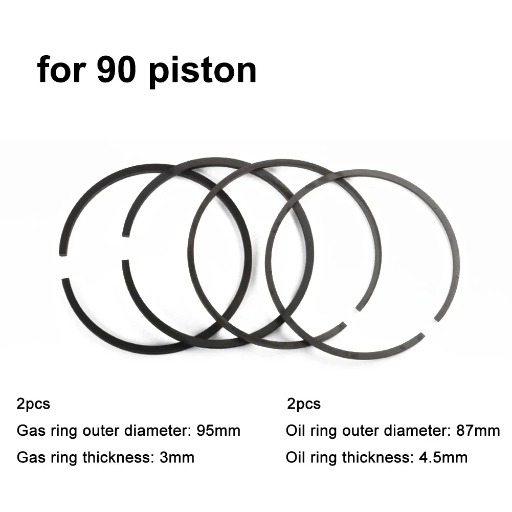 3/4pcs Air Compressor Piston Ring Pneumatic Cylinder Piston Ring For 55 70 80 90 95 For FS100 105 FS120 Cylinder Air Tightness