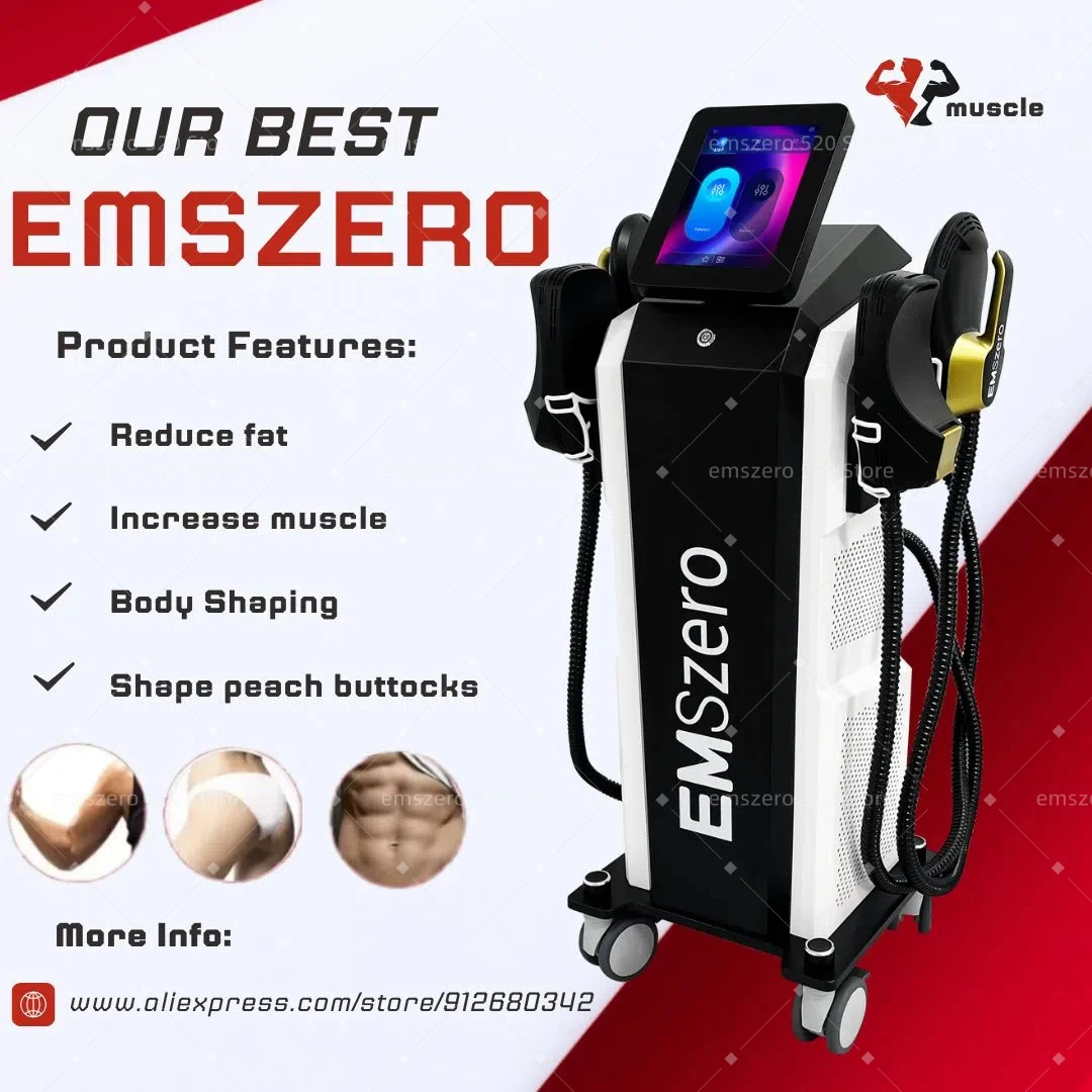 EMSzero 15 Tesla 6500w NEO Body Slimming Nova Fat Burning Muscle EMS Sculpting Electromagnetic Stimulate Hiemt Pro Machine