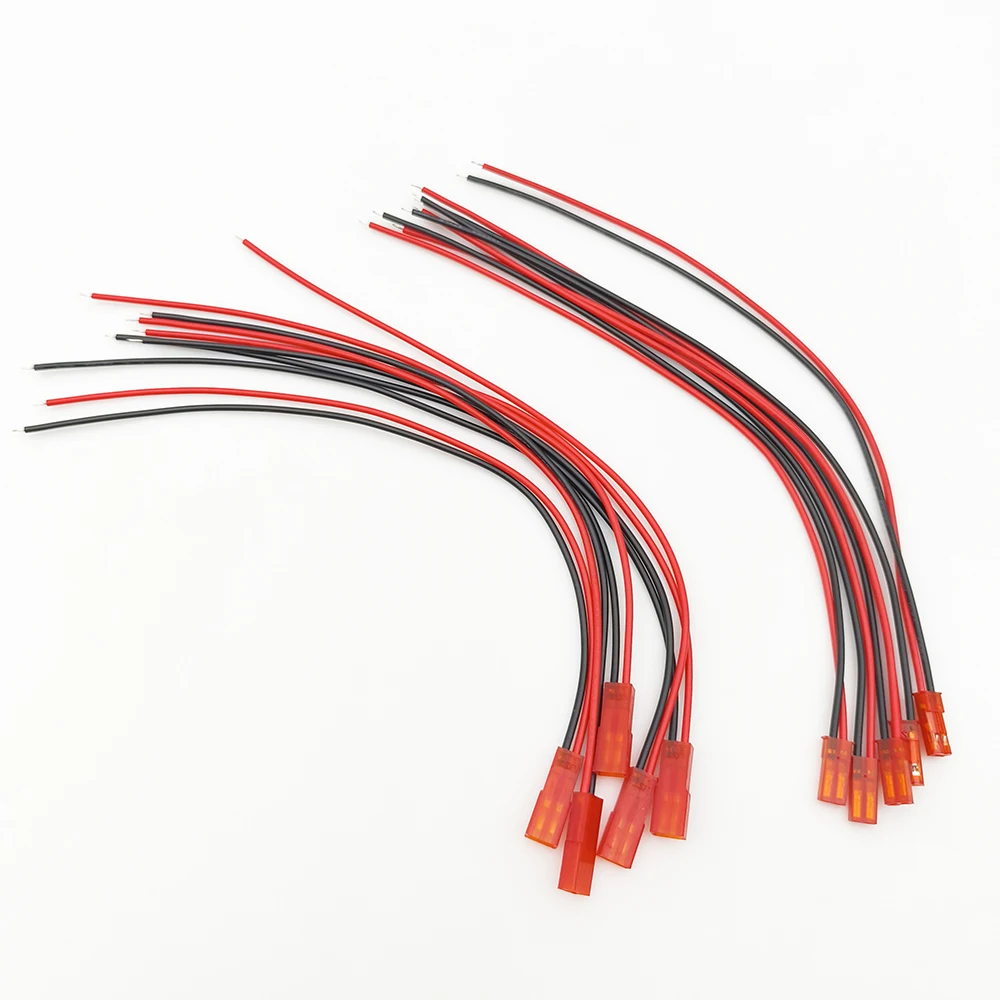 5/10Pairs 20cm JST 2 Pin Plug Male Female Cable Wire Connector For LED Lamp Strip RC Toys Battery