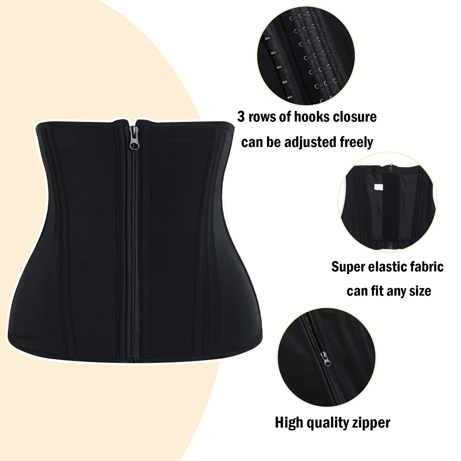 Fajas Colombians Waist Trainer Girdle Double Compression BBL Shaper Tummy Control Slimming Sheath Flat Belly Adjustable Belt