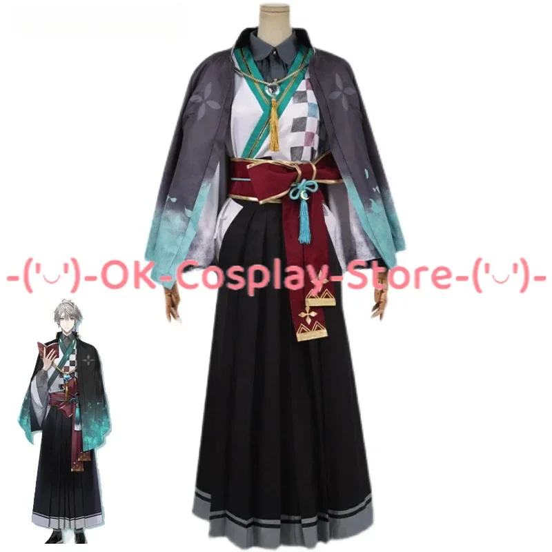 Yutuber VTuber Kaida Haru Cosplay Costumes Fancy Japanese Kimono Party Suit Halloween Carnival Uniforms Custom Made