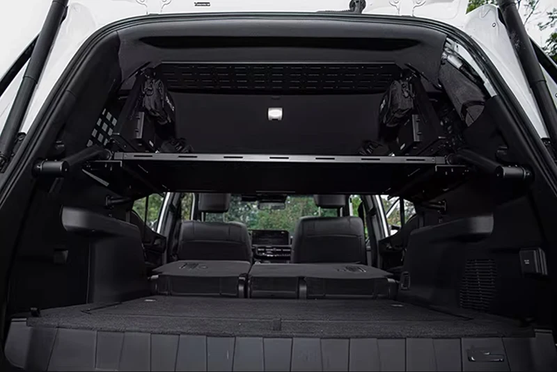 Car Molle Panel Rear Trunk extension rack Debri Racks Cargo Organizers For Toyota Land Cruiser 250 Prado LC250 2024 2025
