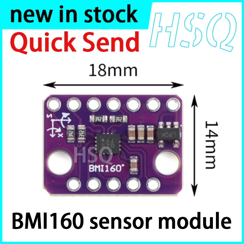 1PCS New BMI160 6-axis Sensor Module (3-axis Accelerometer+3-axis Angular Velocity Gyroscope) 6DOF