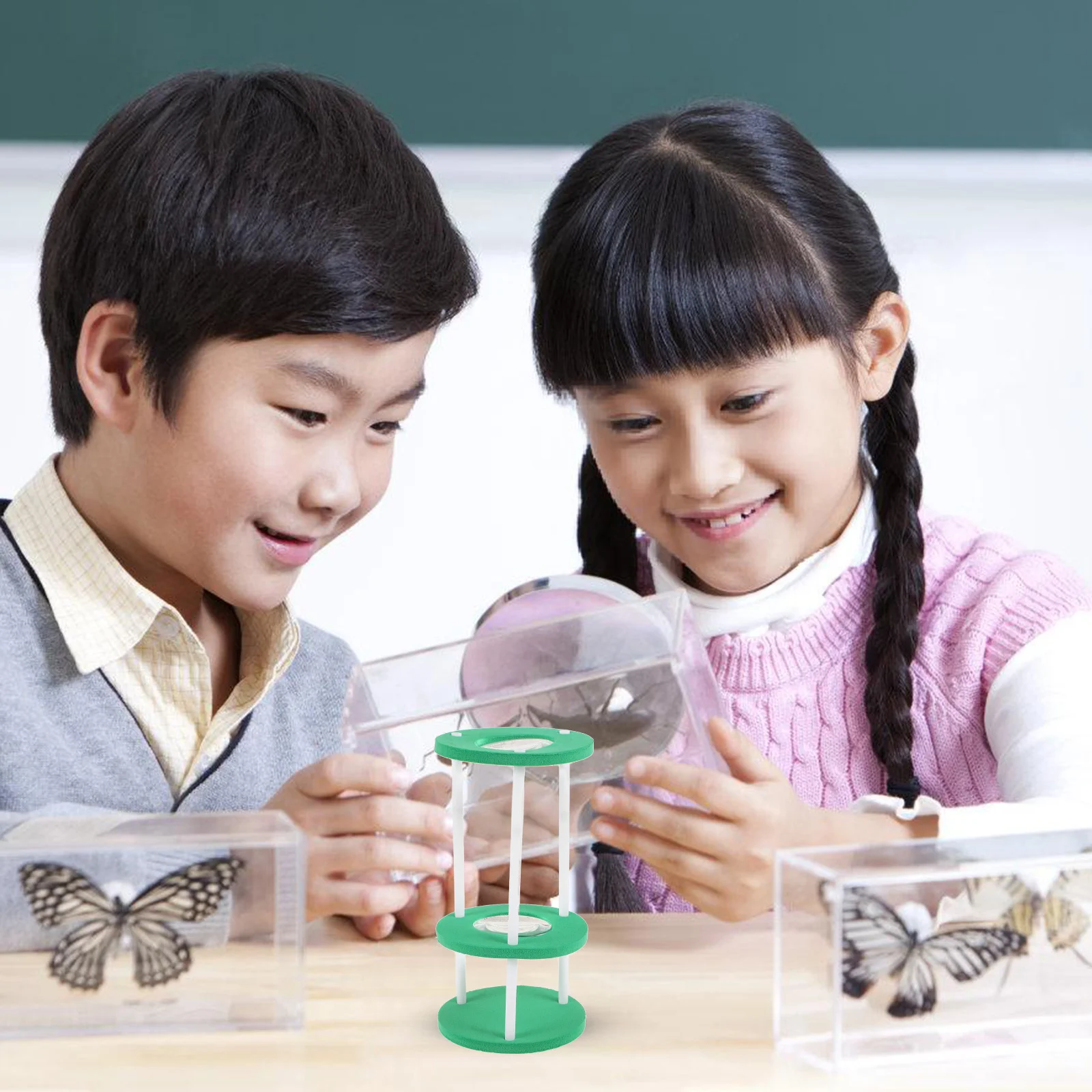 Microscope pour enfants, tige facile à assembler, Kit scientifique de bricolage pour enfants, jeu inachevé, artisanat éducatif pratique