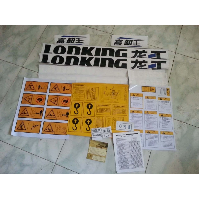 For Lonking Loader 850 850D LG855DStickers For Entire Car Body Decal Car Logo accessories