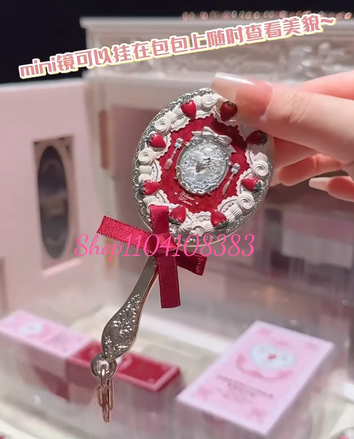 Flower Knows-Mini miroir de la série Harvey Chi id, outil de maquillage