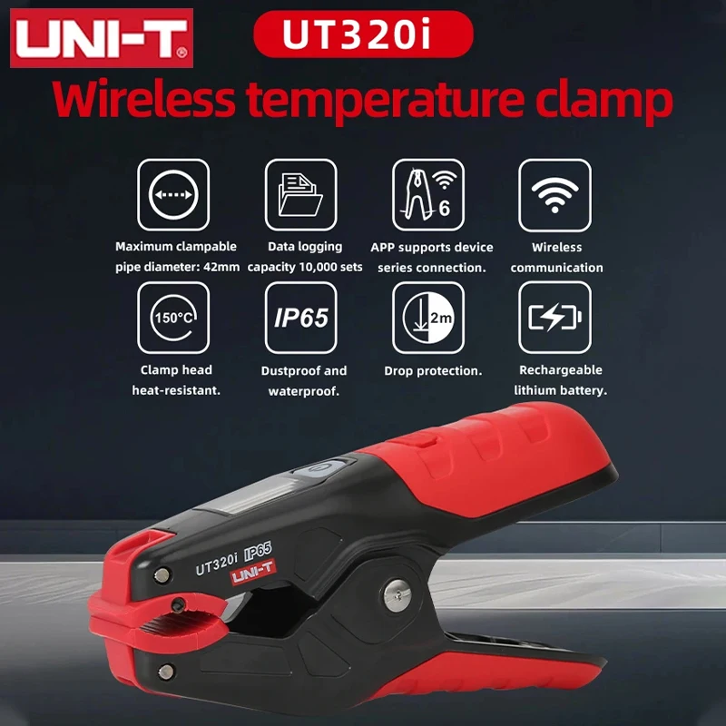 

Беспроводной термометр-клещи UNI-T UT320i: высокоточный измеритель температуры для ремонта и калибровки систем ОВКВ