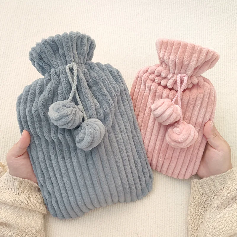 

Cute Hot Water Bag Belly Warmer Reusable Hand Flat Winter Hot Water Bottle Plush Warmer Girl 1 Liter Eco Products