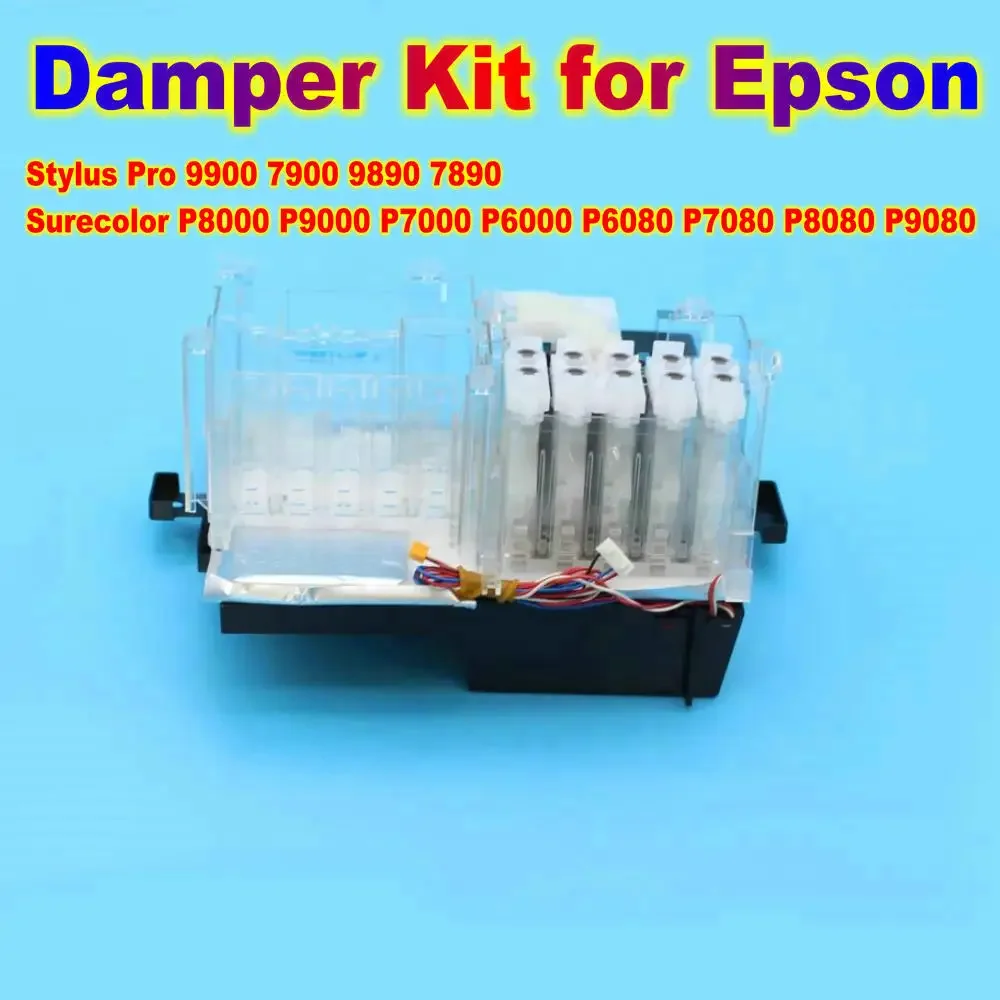 Selector de tinta de impresión, amortiguador de ensamblaje para Epson P9000 P8000 P7000 P6000 P9500, Kit de amortiguador para Epson Stylus Pro 9890 9900 7890, pieza