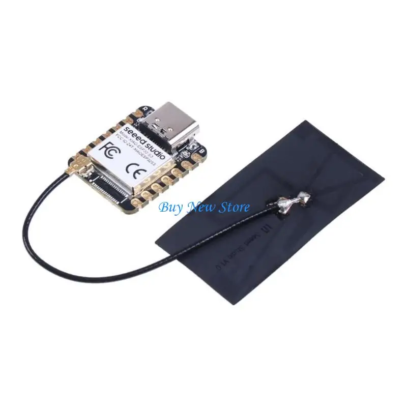 

20CE Seeed Studio ESP32S3 WiFi + BLE5.0 Development Board with Xtensa 32bit LX7 dualcore processor running at up to 240MHz