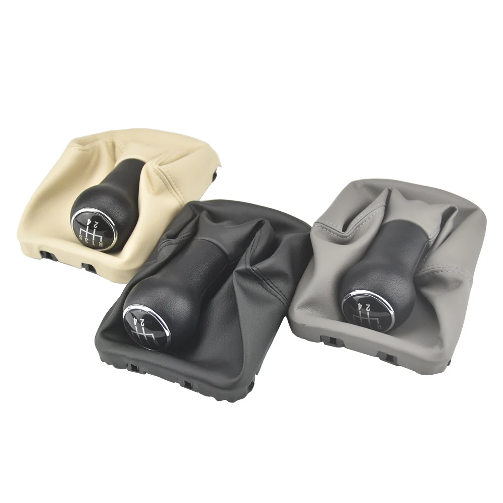 

Fit For VW Beetle 1998 -2010 Fit For VW Beetle Cabrio 2003-2010 New 5 Speed Gear Stick Shift Knob Leather boot