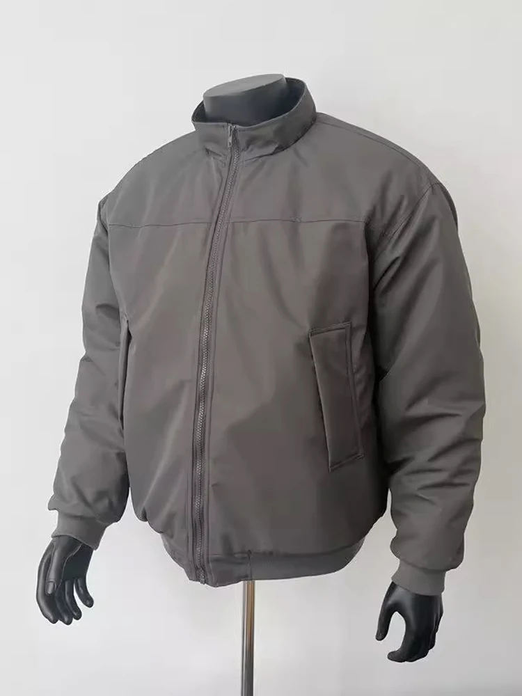 

American Sle Retro Pilot Jaet Men's ort Baseball ape Cotton Coat Warmth Outerwear Winter Faion Youth Trendy Zipper