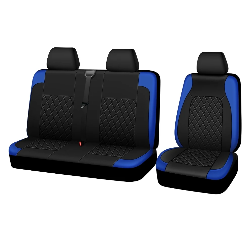 2+1 autostoelhoes PU-materiaal Modieus auto-interieur