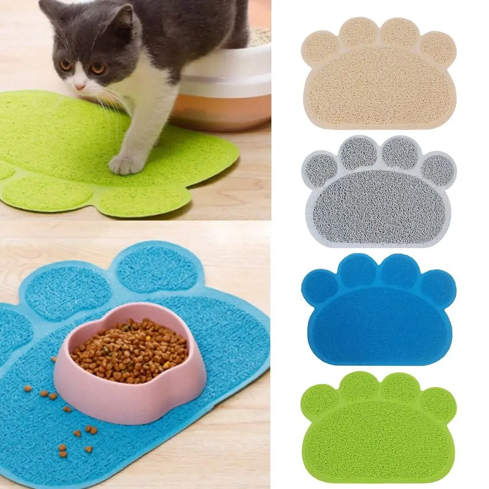 Waterproof Pet Mat For Dog Cat PVC Pet Food Pad Pet Bowl Drinking Mat Dog Feeding Placemat Easy Washing Pet Supplies