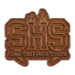 TV series Buffy the Vampire Slayer sunnydale high school symbol enamel pin brooch badge Backpack Collar Pins Jewelry