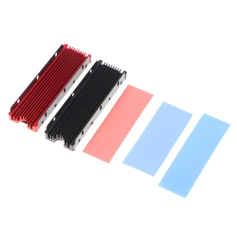 M.2 2280 SSD Heatsink Aluminum Alloy Heat Sink Thin Cooling Radiator For Desktop Computer Solid State Drive Installation