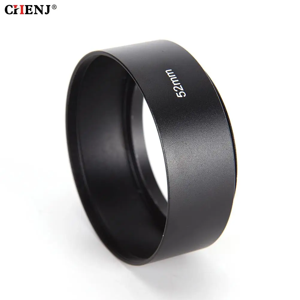HOT 52mm Metal Camera Lens Hood For Canon Nikon 50mm F1.8 Tool Accessories