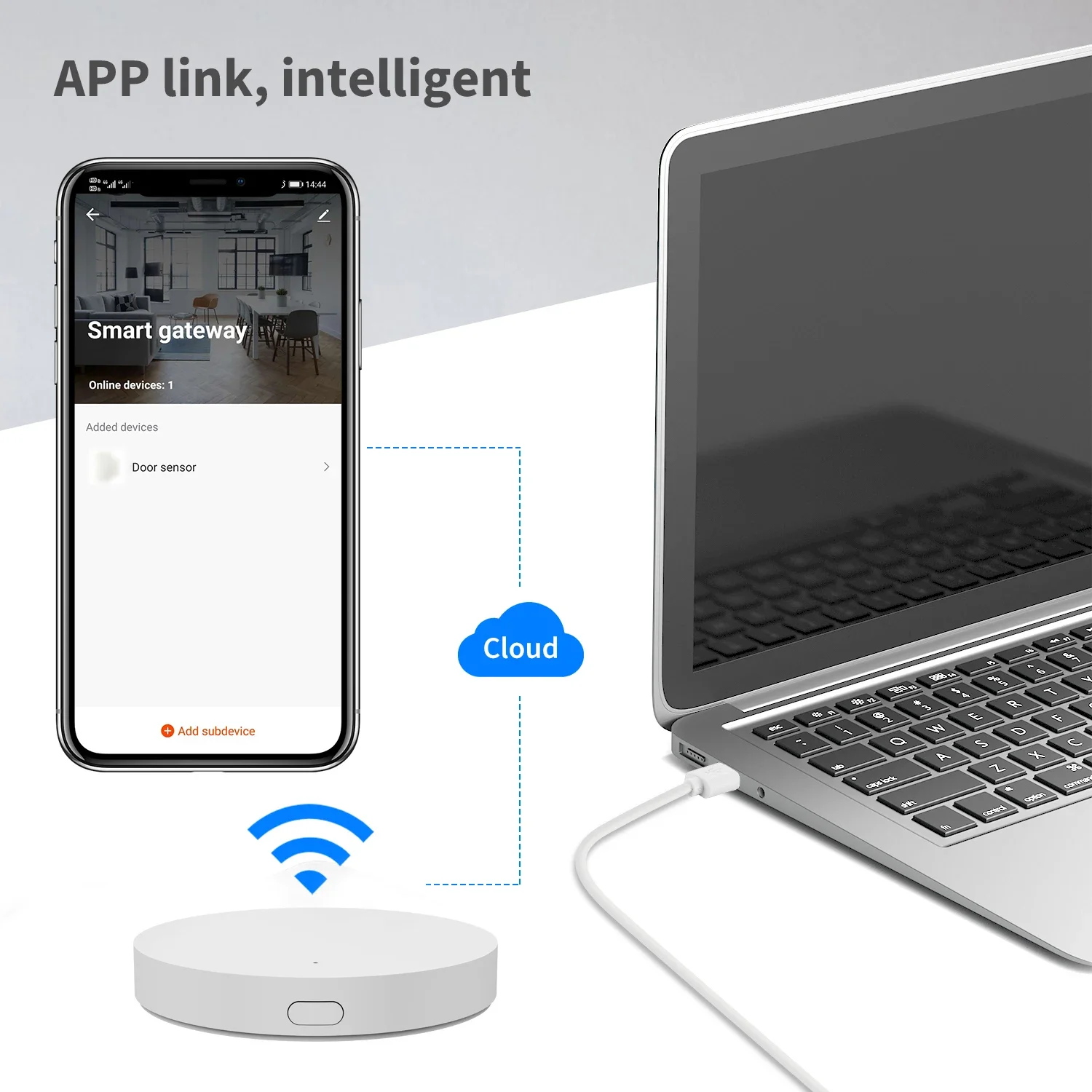 Tuya Gateway ZigBee 3,0 Bluetooth Smart Home Tuya Wireless Gateway Arbeit für Tür sensor Bewegungs sensor für Alexa Google Assistant