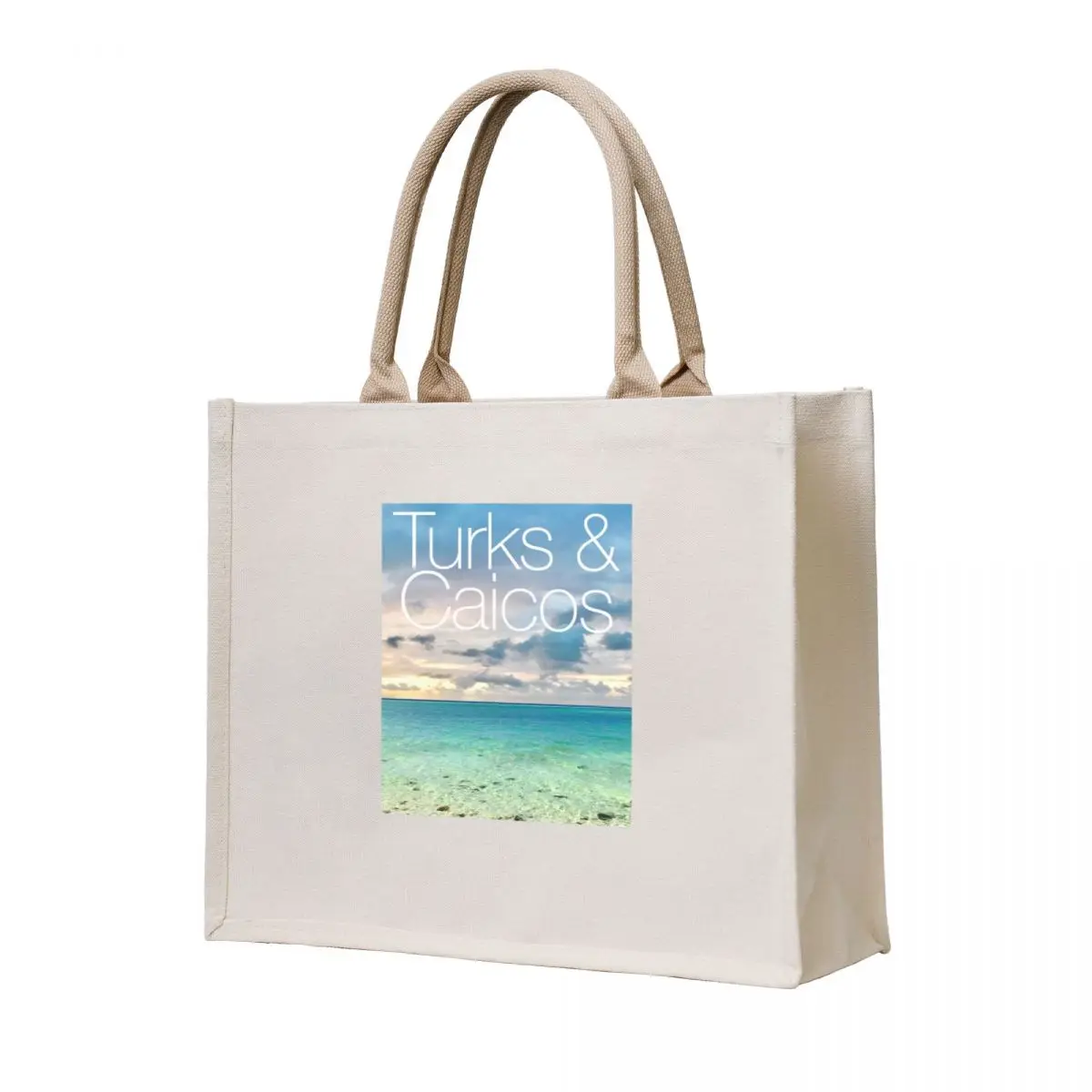 

Turks & Caicos Beaches Tote Bag shoping bag Cloth bag foldable reusable woman shopping