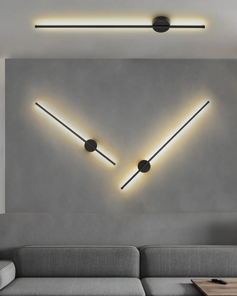 LED-Wandleuchten für den Innenbereich, für Schlafzimmer, Nachttisch, Schwarz, Gold, Innen-LED-Wandleuchten, Wandbeleuchtung, Wandleuchte, Korridor, Hartdraht – Detail 1